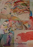 Aquarellgesichter