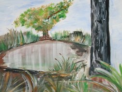 Aquarelllandschaft